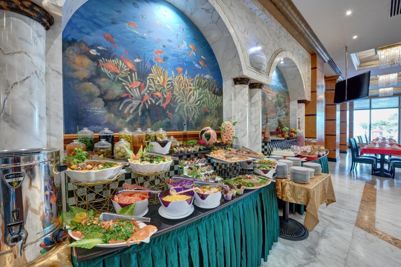 Sahara Beach Resort & Spa Sharjah Exterior photo A buffet at a hotel